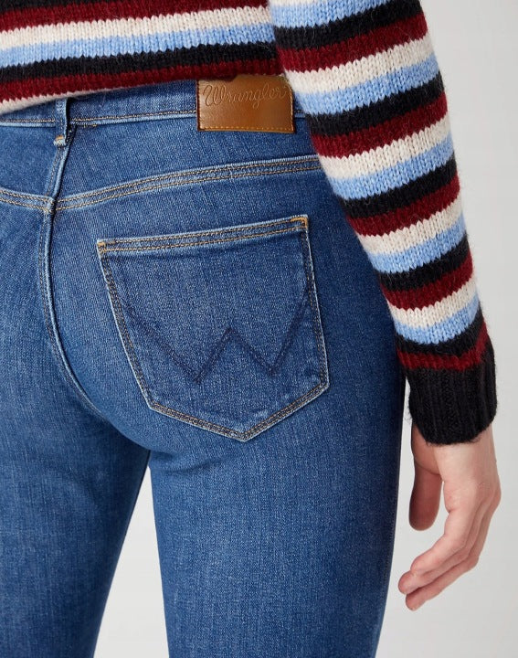 DAMSKIE SPODNIE WRANGLER BOOTCUT RENEGADE 112328896
