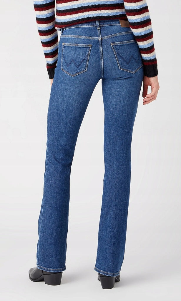 DAMSKIE SPODNIE WRANGLER BOOTCUT RENEGADE 112328896