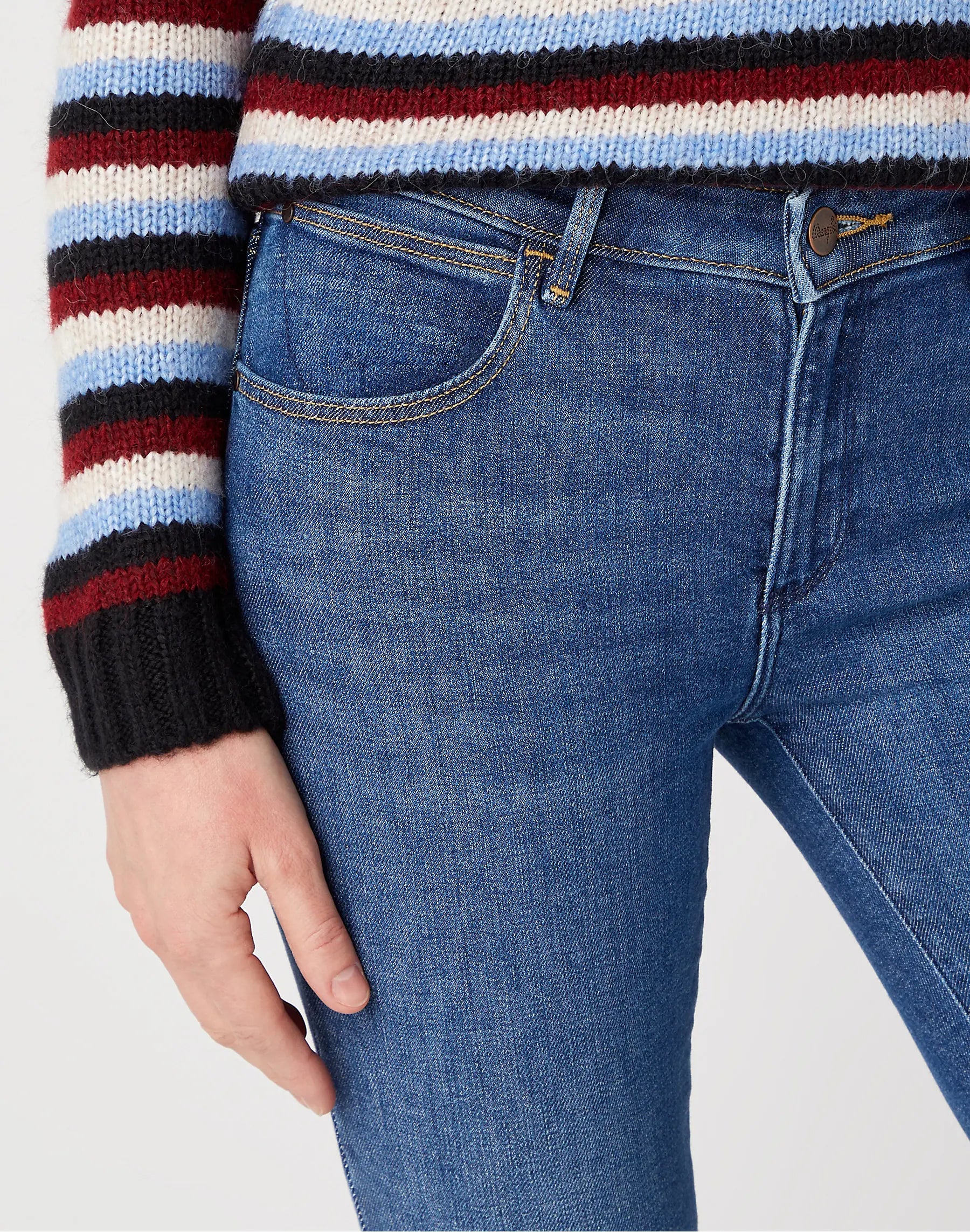 DAMSKIE SPODNIE WRANGLER BOOTCUT RITA 112342859