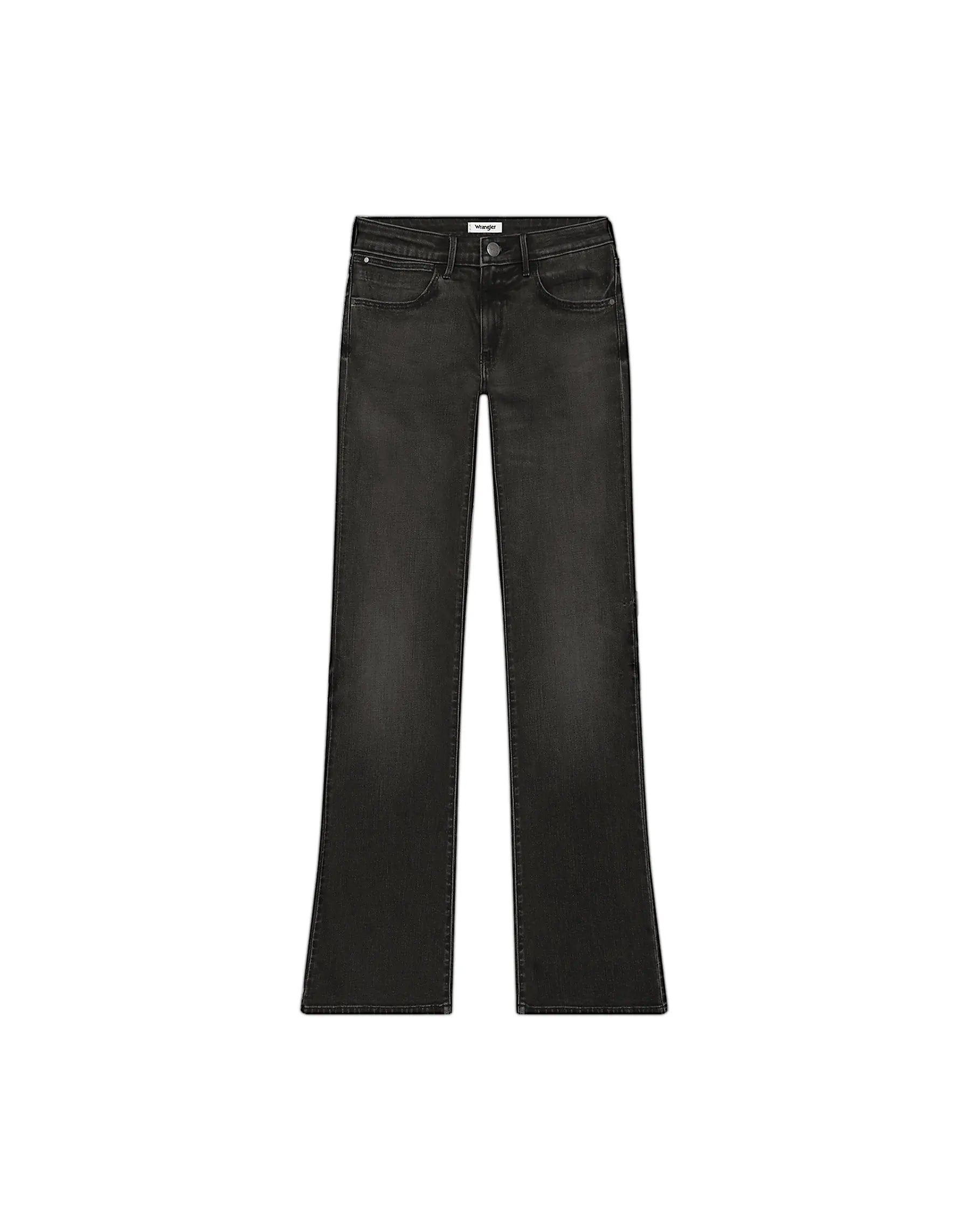 DAMSKIE SPODNIE WRANGLER BOOTCUT SULTRY BLACKOUT 112378530