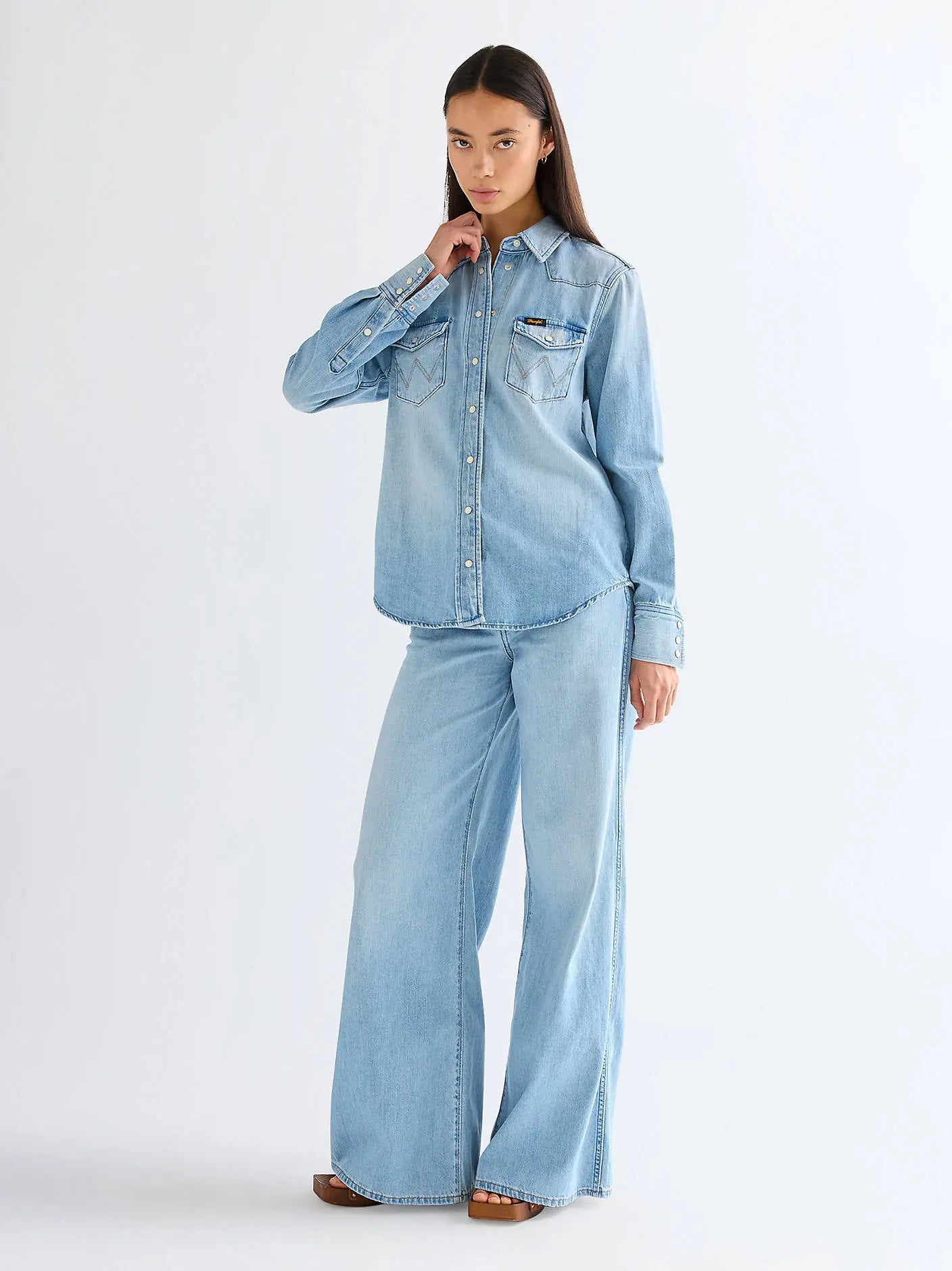 Damskie Spodnie Jeansowe Wrangler Canyon Trophy Twilight 112378437