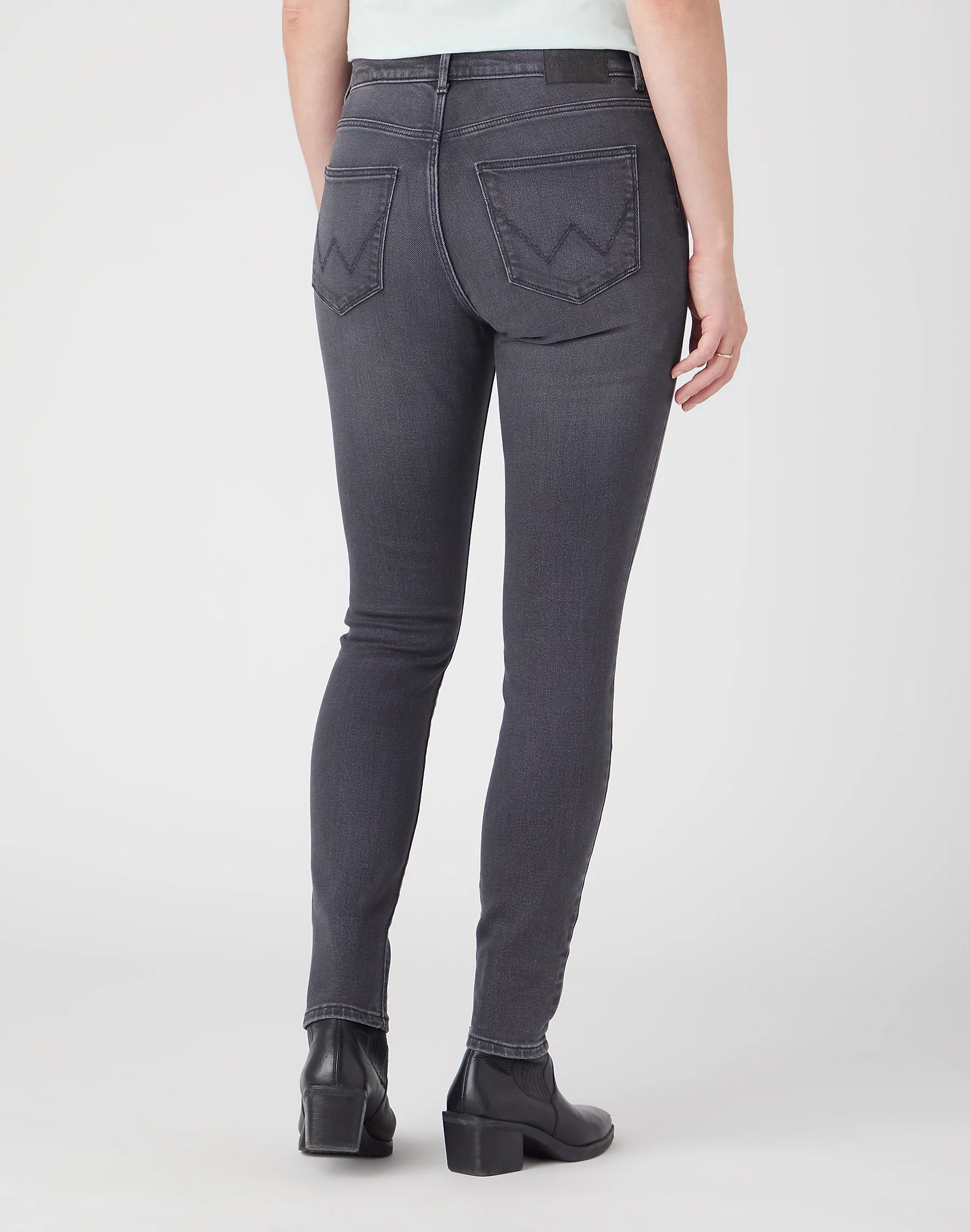 Damskie Spodnie Wrangler High Skinny Ashes 112328879