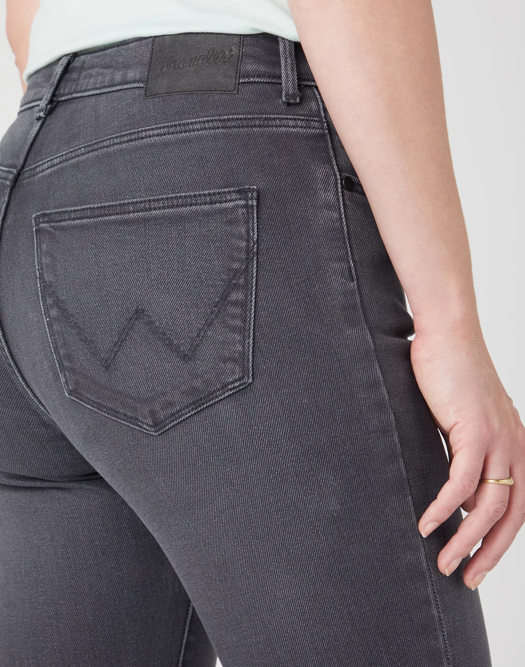 Damskie Spodnie Wrangler High Skinny Ashes 112328879