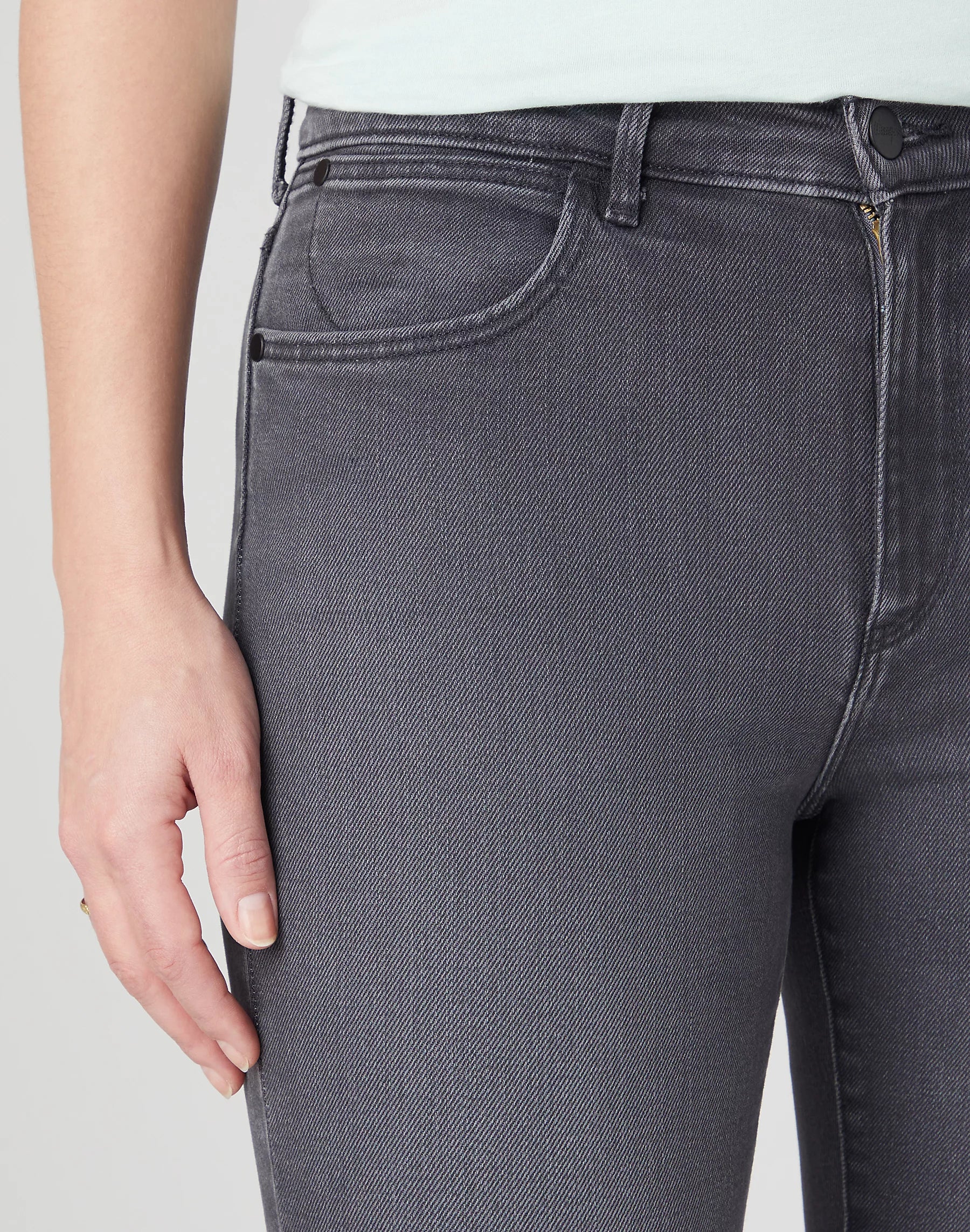 Damskie Spodnie Wrangler High Skinny Ashes 112328879