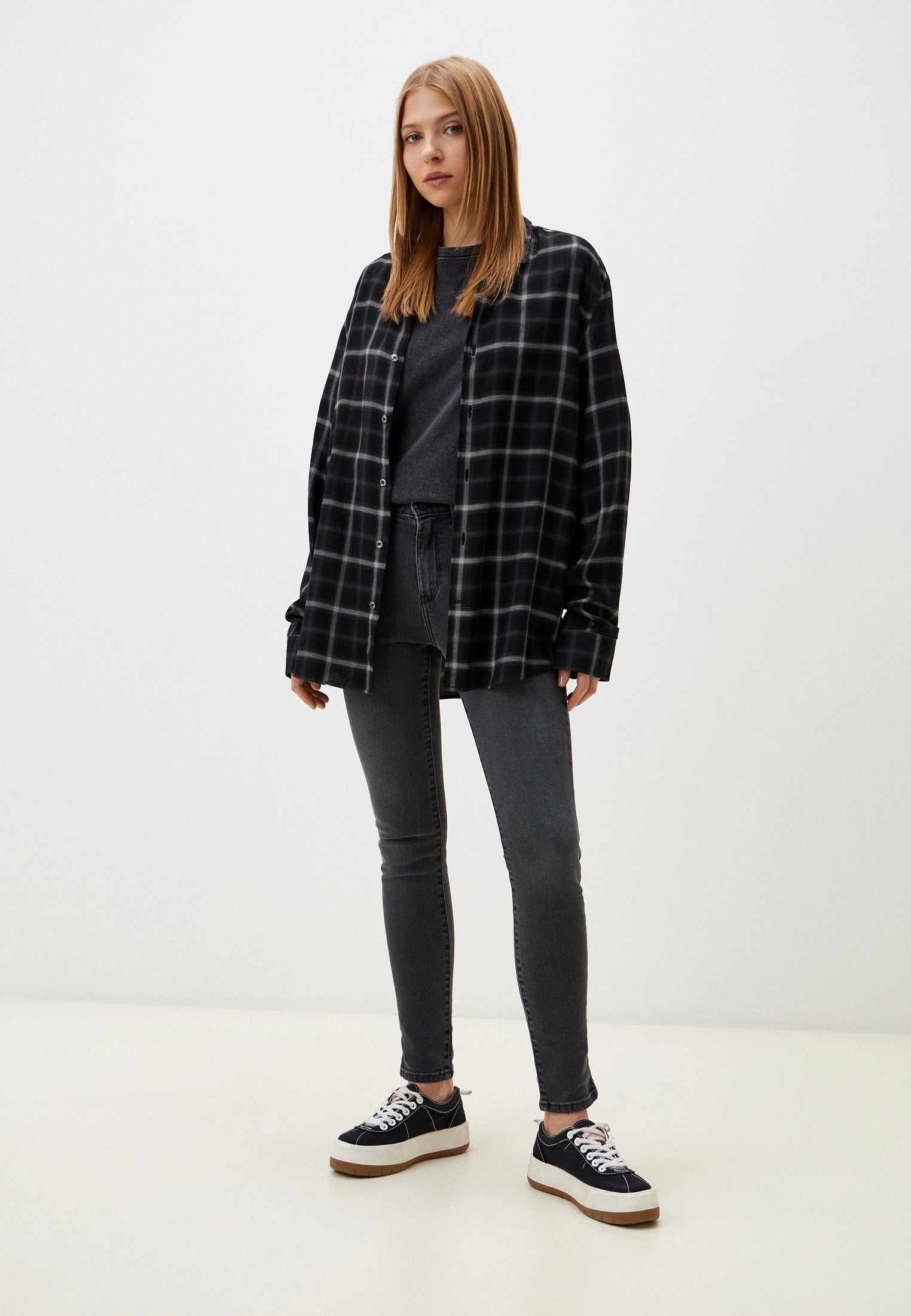 Damskie Spodnie Wrangler High Skinny Ashes 112328879