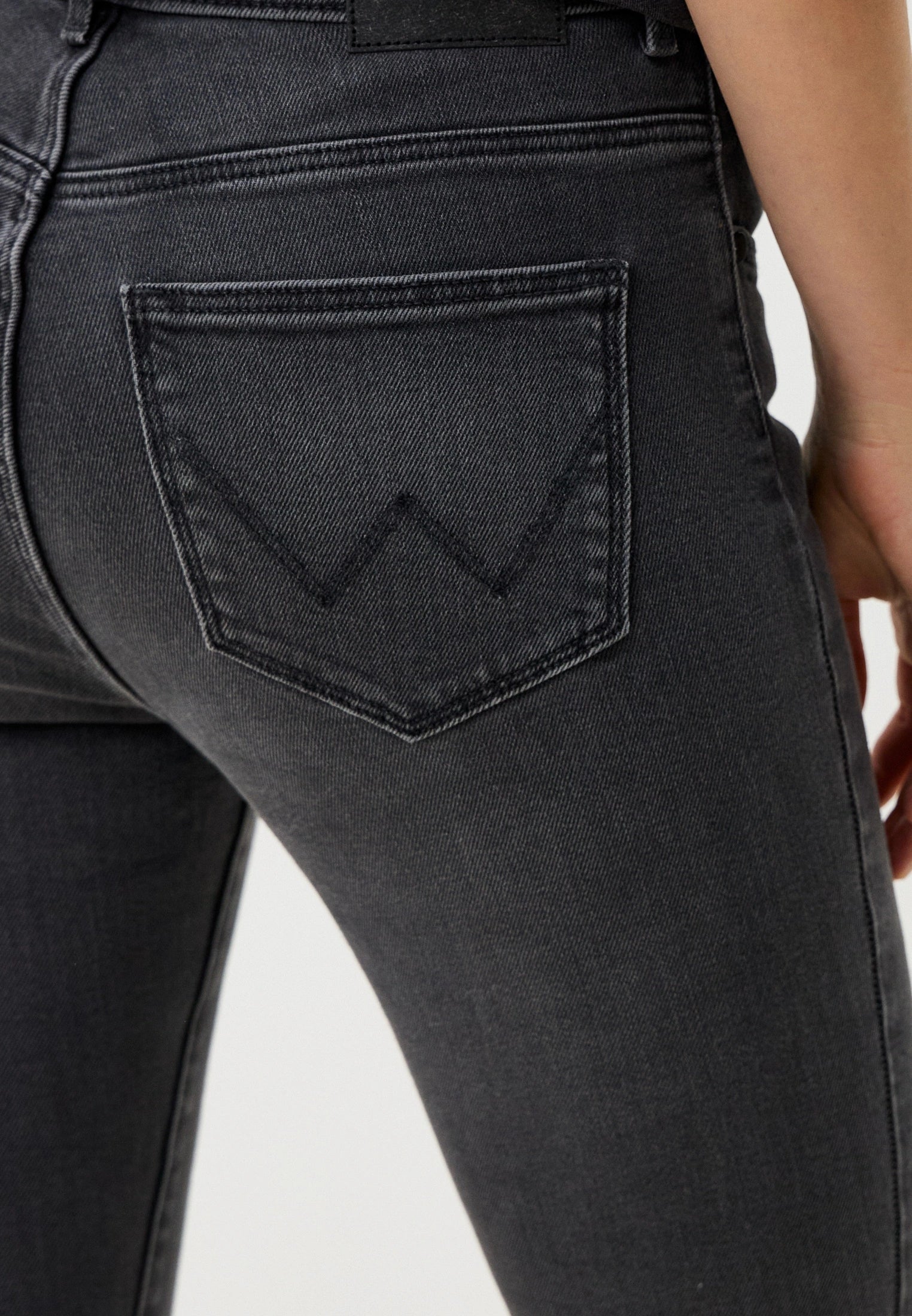 Damskie Spodnie Wrangler High Skinny Ashes 112328879