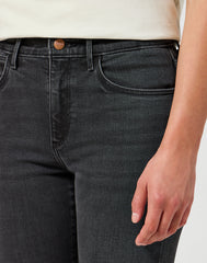 Damskie Spodnie Wrangler High Skinny Black 112352302