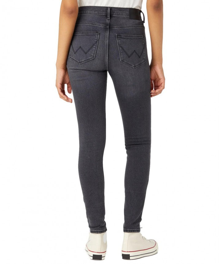 DAMSKIE SPODNIE WRANGLER HIGH SKINNY HEART BREAKER 112345385