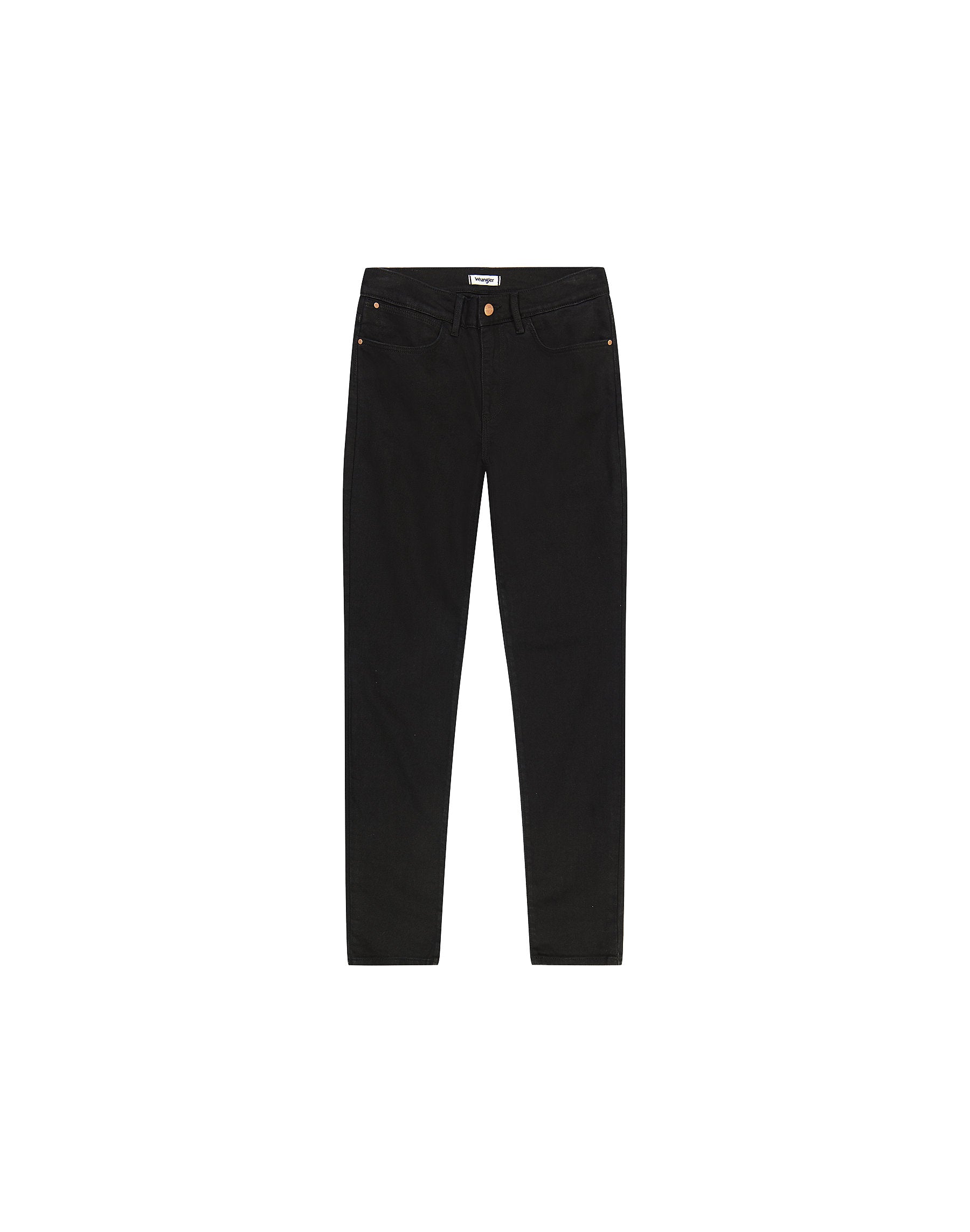 DAMSKIE SPODNIE WRANGLER HIGH SKINNY NOIR 112355388