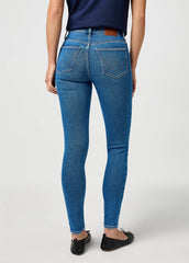 DAMSKIE SPODNIE WRANGLER HIGH SKINNY URBAN HAZE 112362302