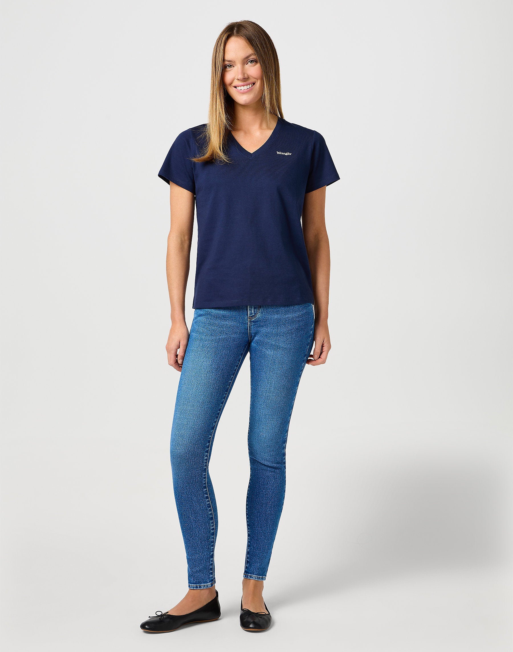 DAMSKIE SPODNIE WRANGLER HIGH SKINNY URBAN HAZE 112362302