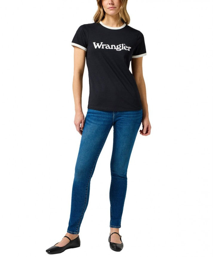 Damskie Spodnie Wrangler High Skinny Vintage Worn 112355297