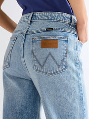 Damskie Spodnie Jeansowe Wrangler Loose Straight Blissful 112378205