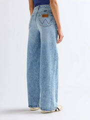 Damskie Spodnie Jeansowe Wrangler Loose Straight Blissful 112378205