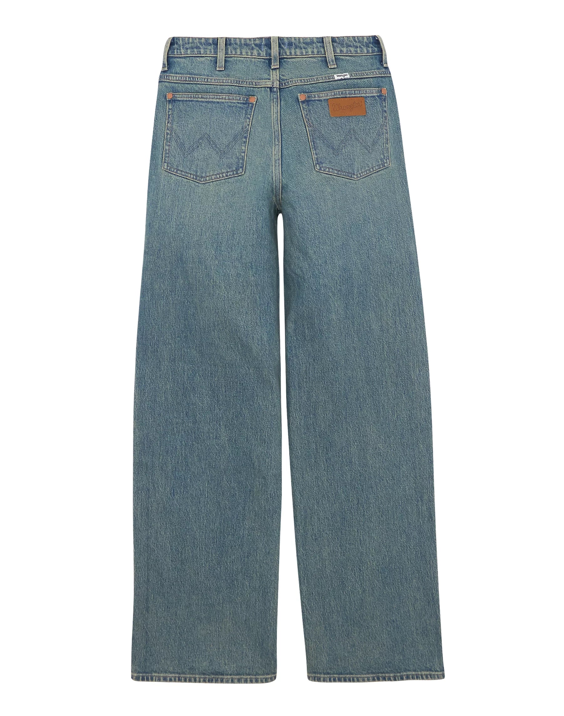 Damskie Spodnie Jeansowe Wrangler Loose Straight Marblestone 112378204