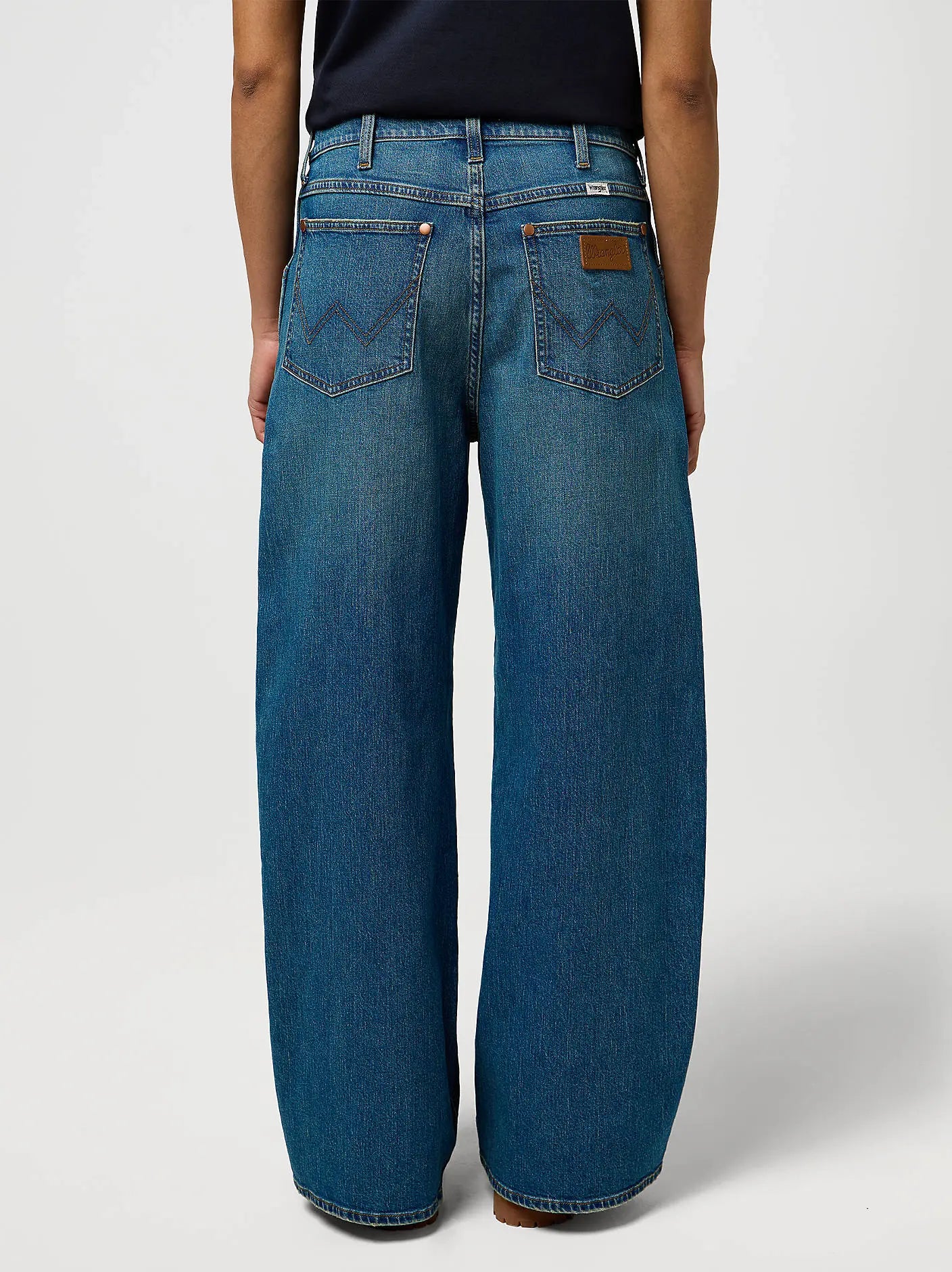 Damskie Spodnie Jeansowe Wrangler Low Rise Big Baggy Ace 112371148