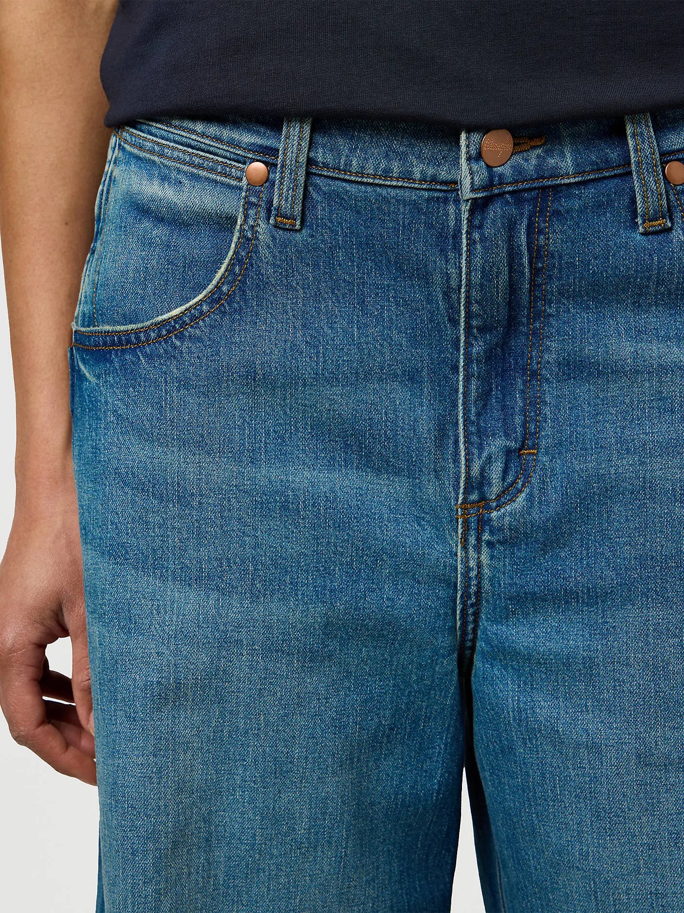 Damskie Spodnie Jeansowe Wrangler Low Rise Big Baggy Ace 112371148