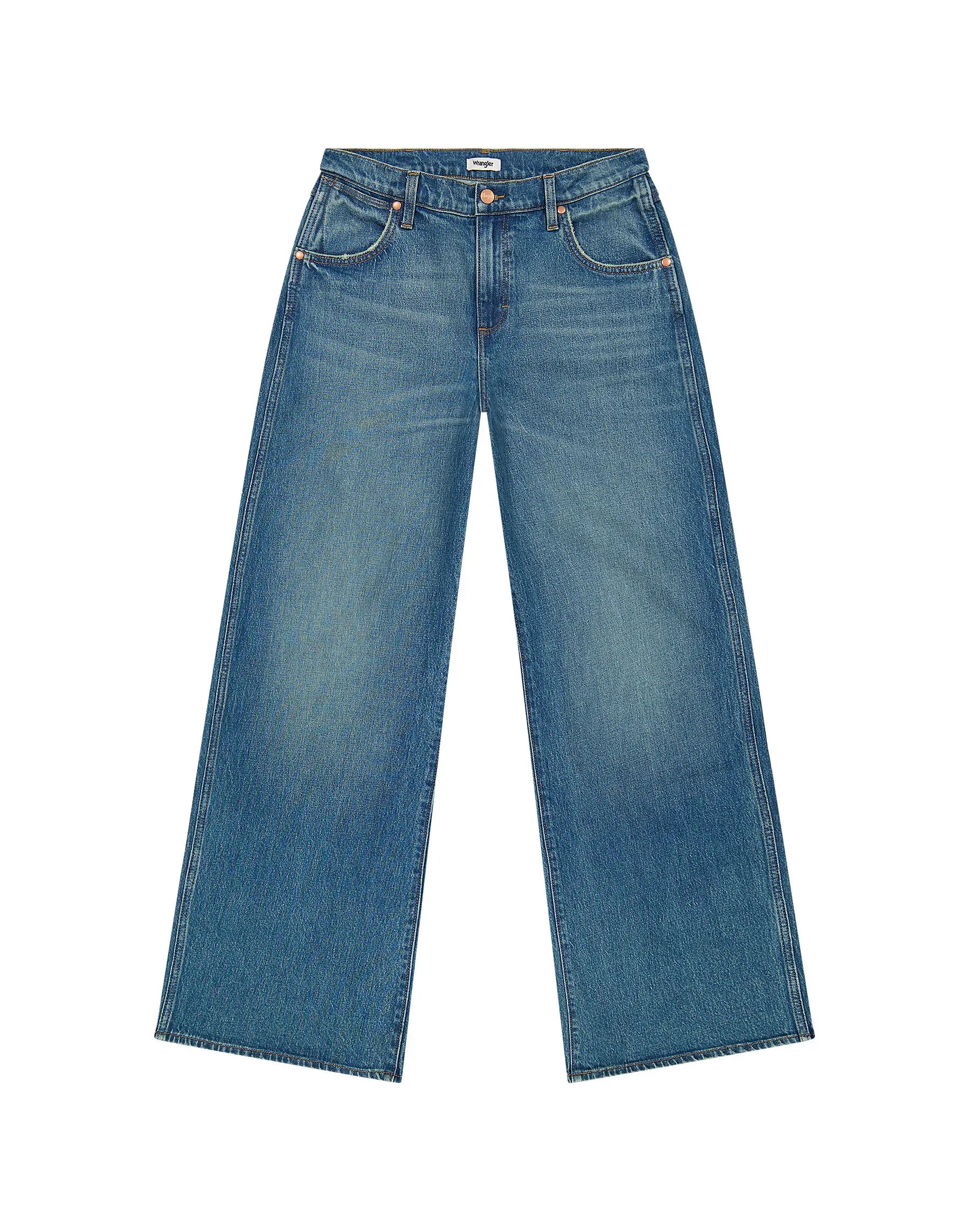 Damskie Spodnie Jeansowe Wrangler Low Rise Big Baggy Ace 112371148