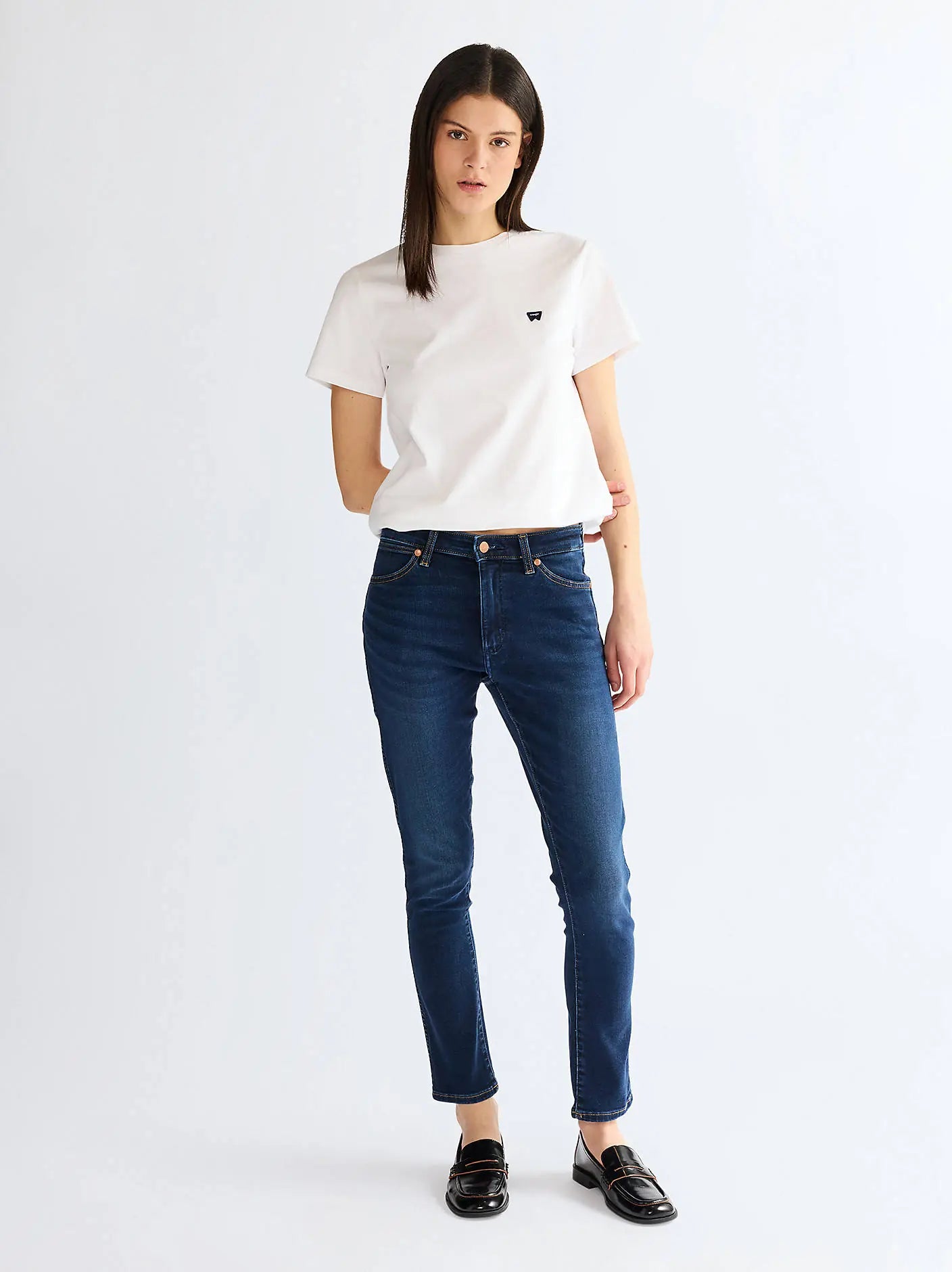 DAMSKIE SPODNIE WRANGLER SIENNA NIGHTSHADE 112371151