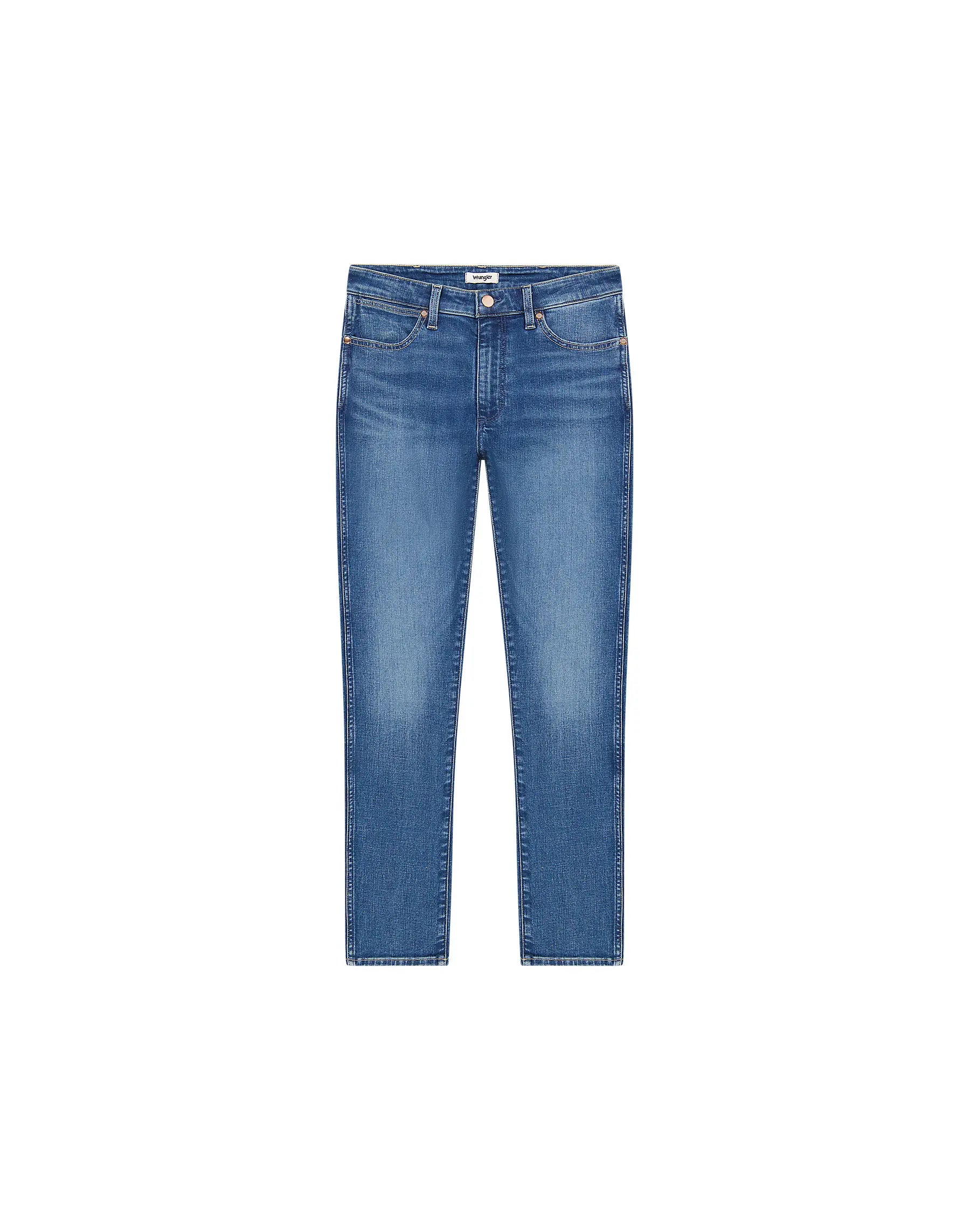 DAMSKIE SPODNIE WRANGLER SIENNA REBEL BLUE 112362641