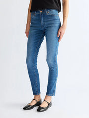 DAMSKIE SPODNIE WRANGLER SIENNA REBEL BLUE 112362641