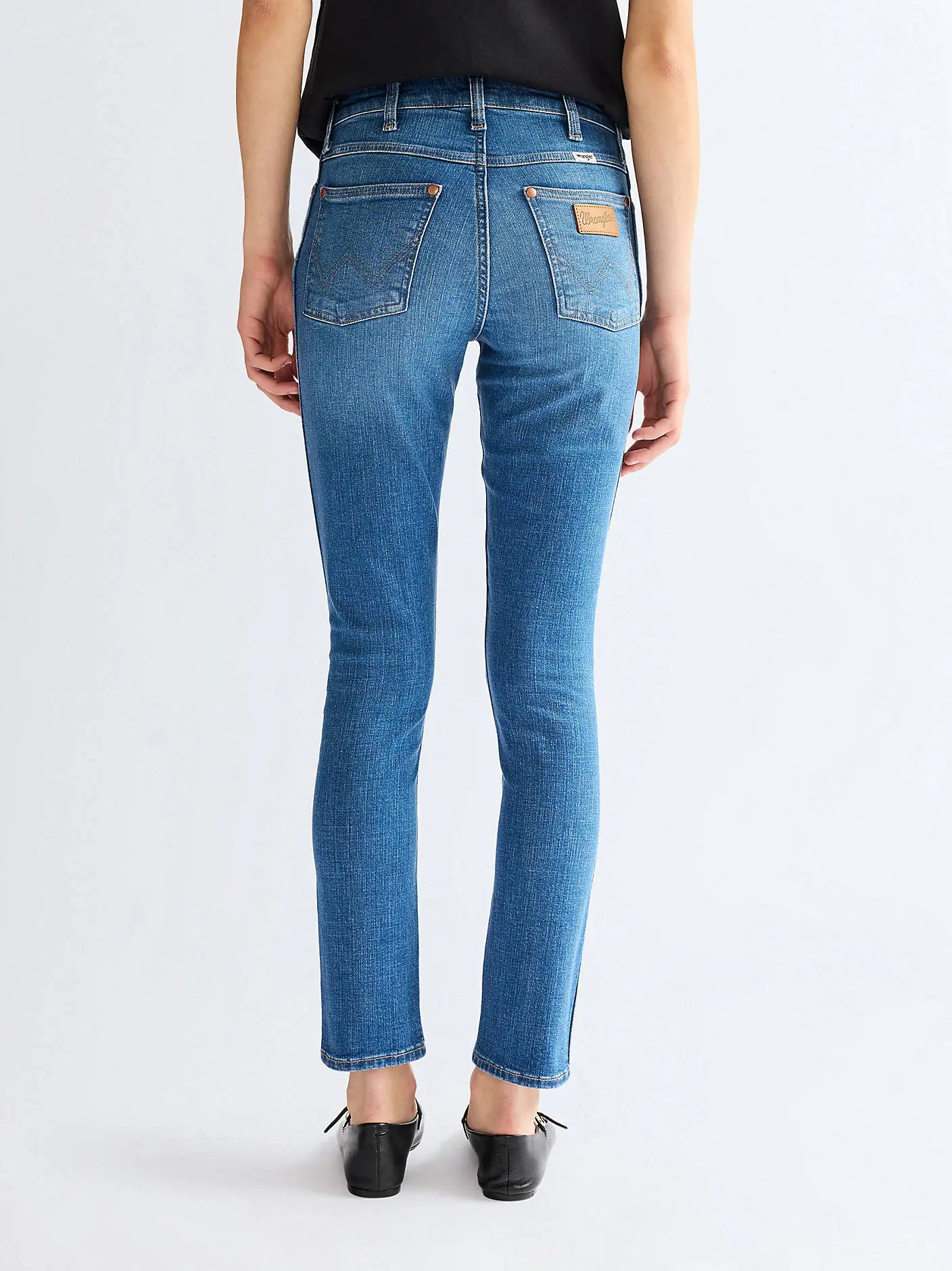DAMSKIE SPODNIE WRANGLER SIENNA REBEL BLUE 112362641