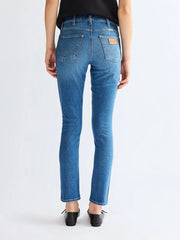 DAMSKIE SPODNIE WRANGLER SIENNA REBEL BLUE 112362641