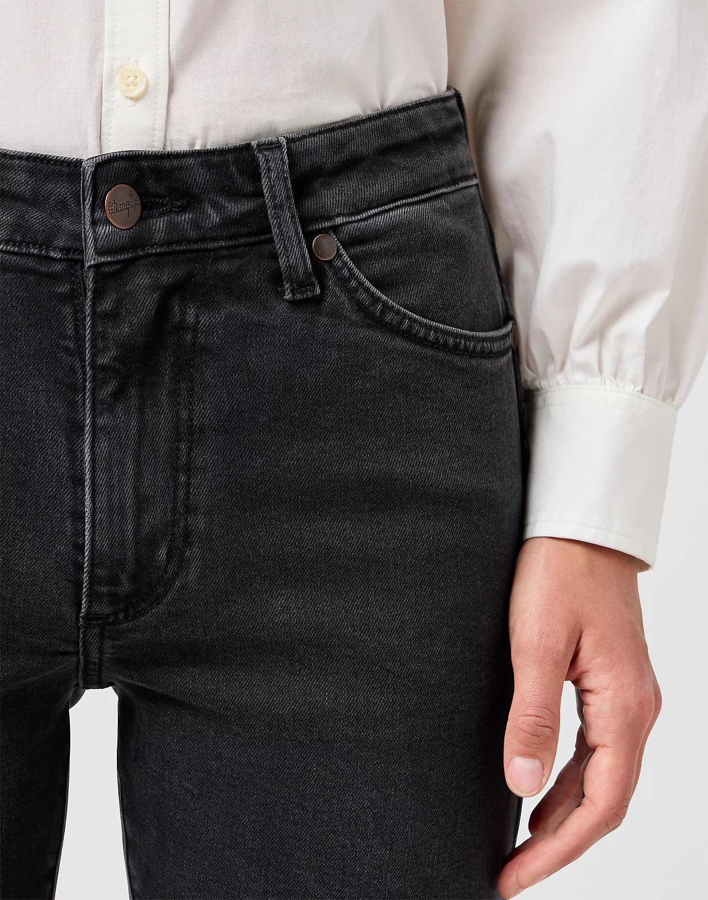 Damskie Spodnie Wrangler Sienna Sultry Blackout 112362640