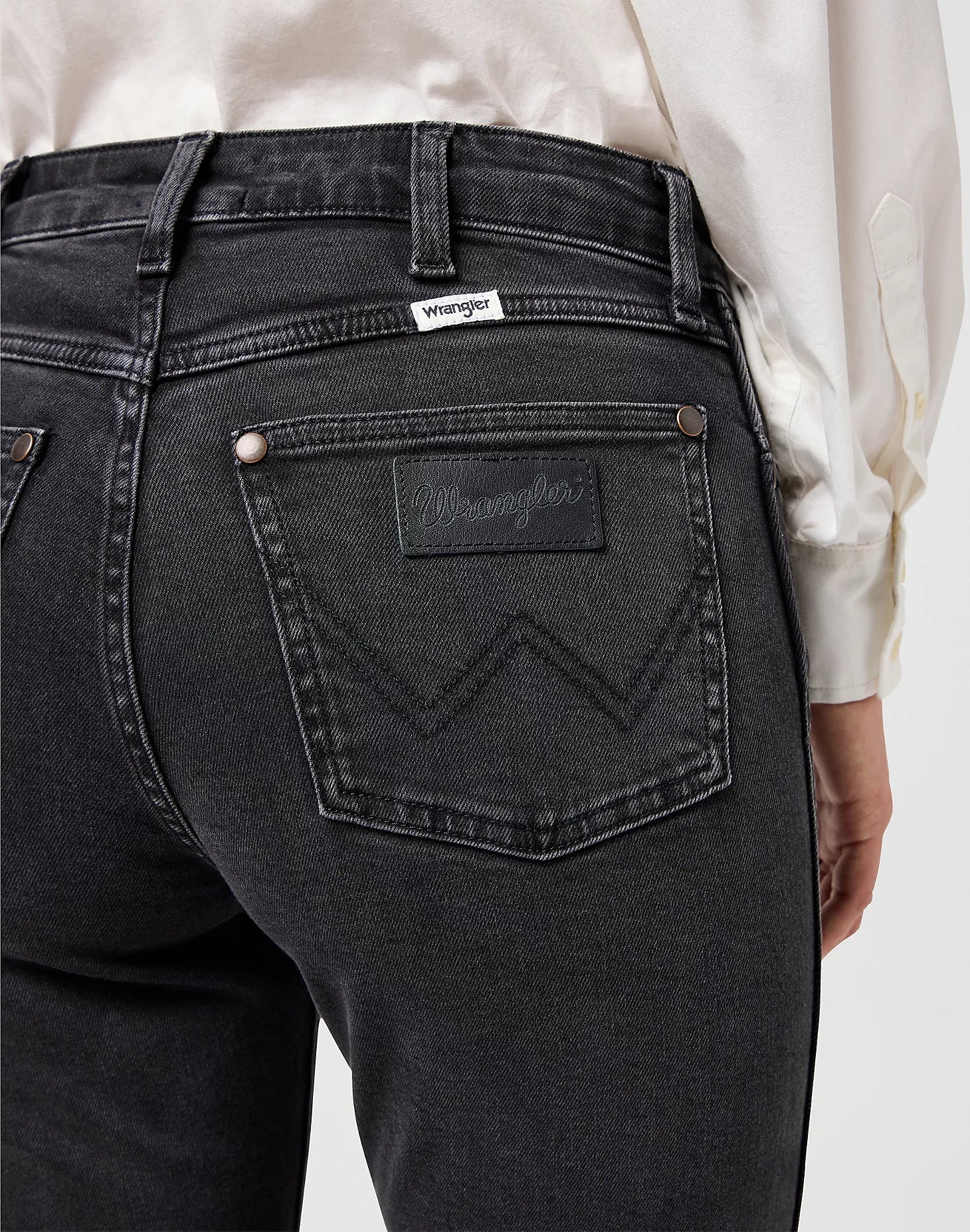 Damskie Spodnie Wrangler Sienna Sultry Blackout 112362640