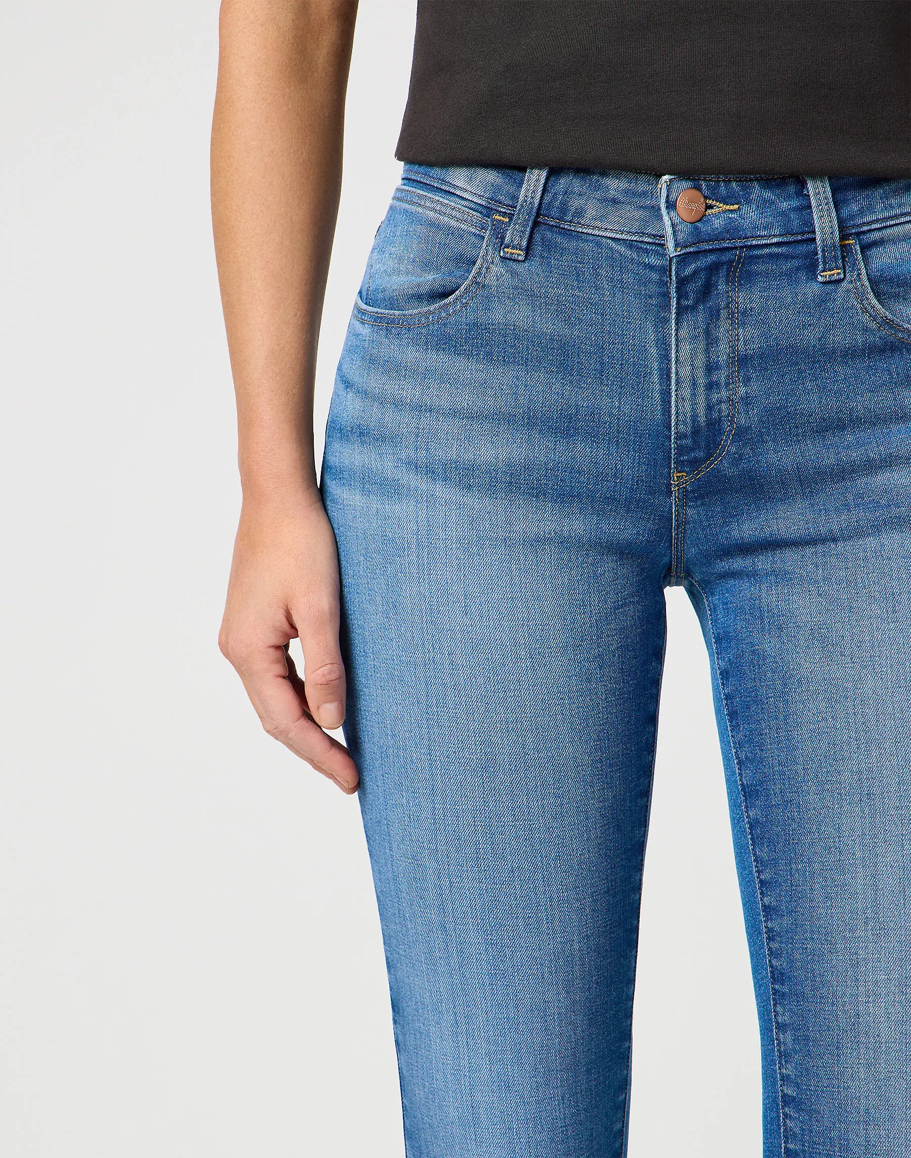 DAMSKIE SPODNIE WRANGLER SKINNY WHISPERING WAVES 112362298