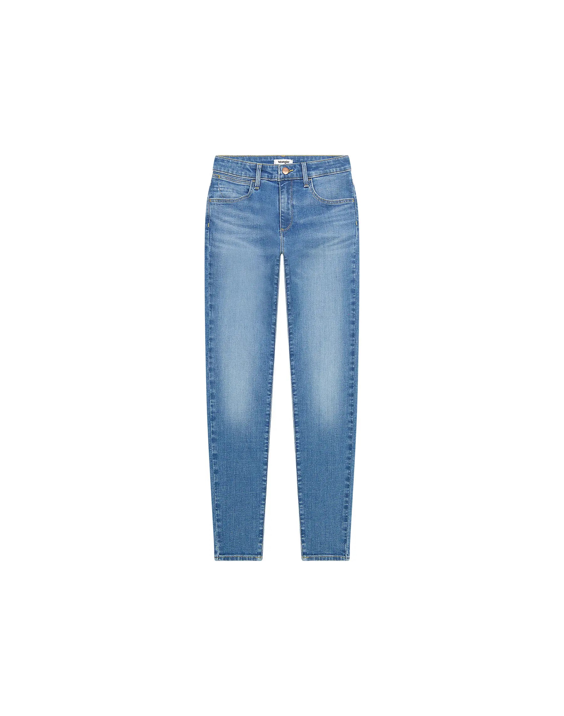 DAMSKIE SPODNIE WRANGLER SKINNY WHISPERING WAVES 112362298