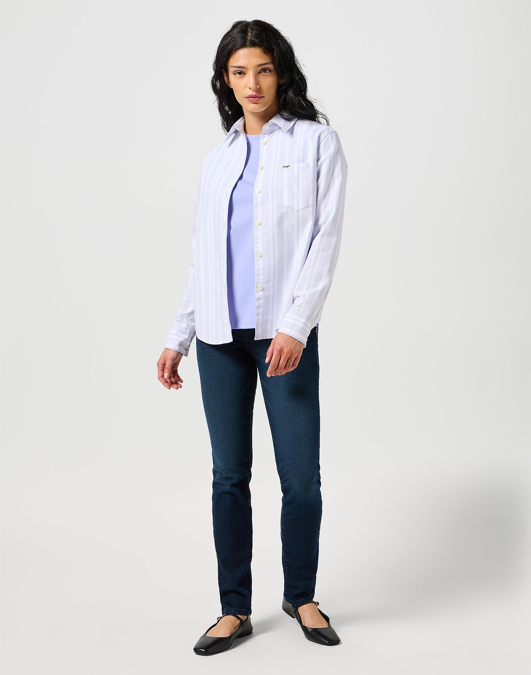 DAMSKIE SPODNIE WRANGLER SLIM AMERICAN PSYCHE 112355304