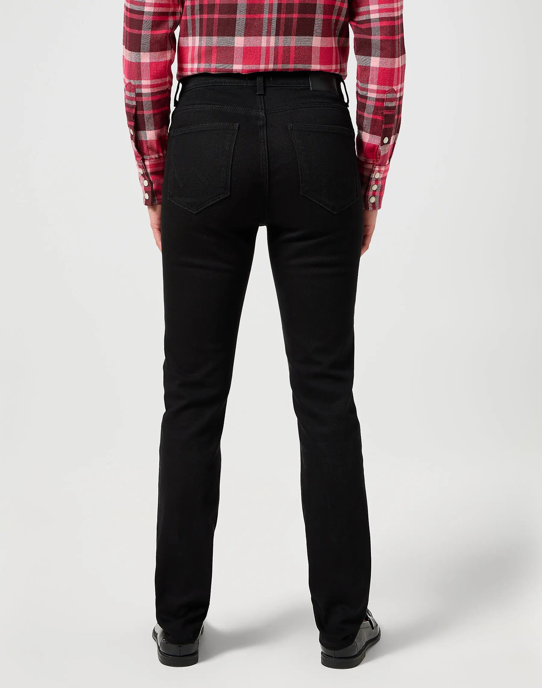Damskie Spodnie Wrangler Slim Noir 112356560