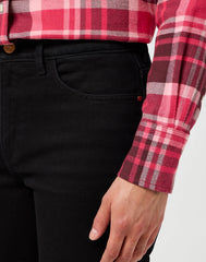 Damskie Spodnie Wrangler Slim Noir 112356560