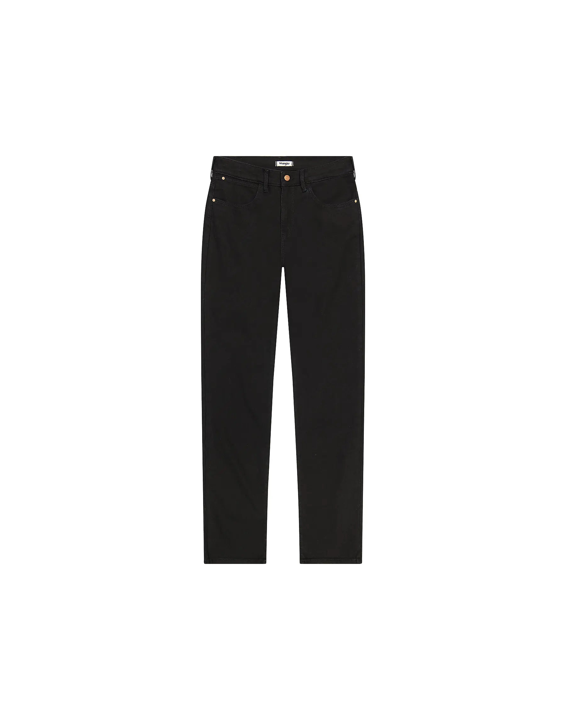 Damskie Spodnie Wrangler Slim Noir 112356560