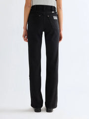 DAMSKIE SPODNIE WRANGLER STRAIGHT BLACK 112381069