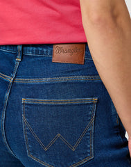 Damskie Spodnie Wrangler Straight Crisp Canvas 112355305