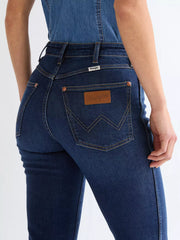 DAMSKIE SPODNIE WRANGLER STRAIGHT POSH PARADE 112371174