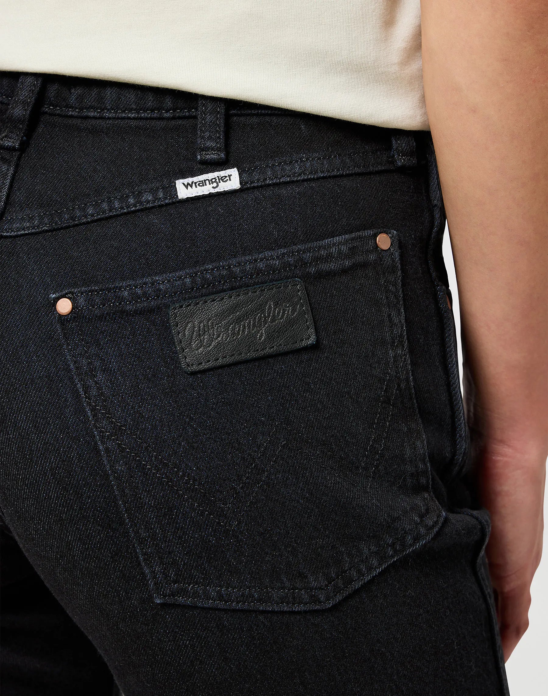 DAMSKIE SPODNIE WRANGLER SUNSET BLACK 112350727