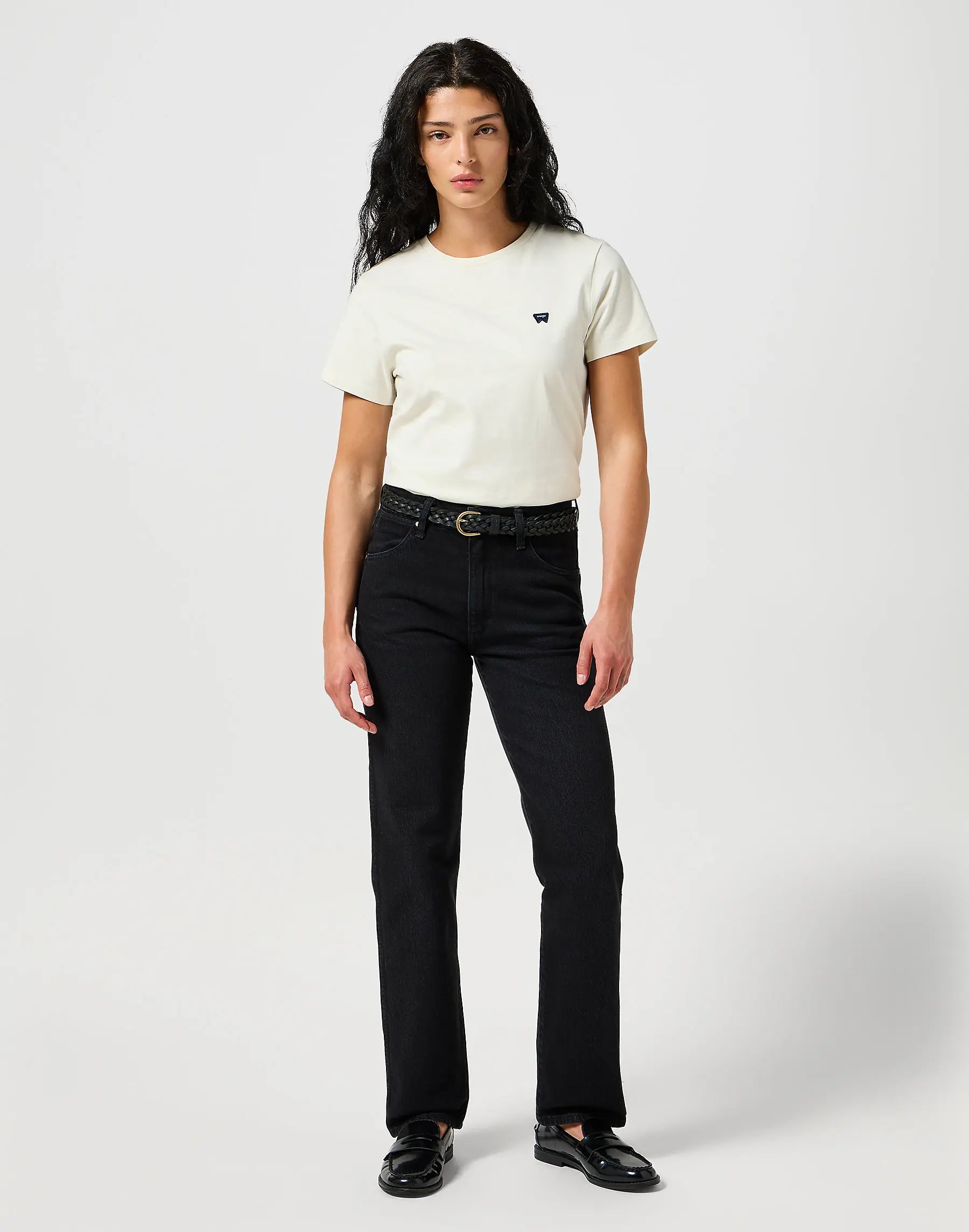 DAMSKIE SPODNIE WRANGLER SUNSET BLACK 112350727