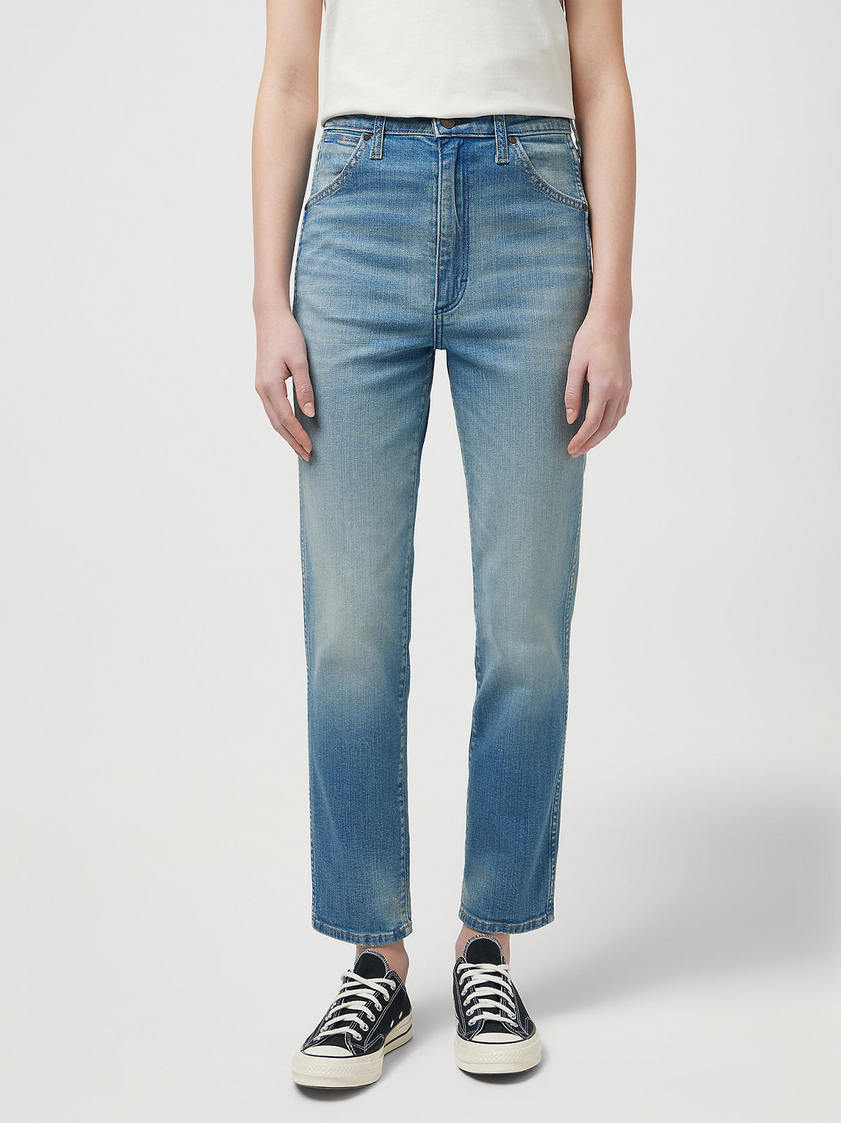 Damskie Spodnie Wrangler Walker Filthy Blues 112351033