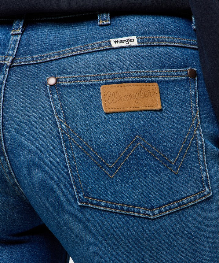 Damskie Spodnie Wrangler World Wide Mid Stone 112373000