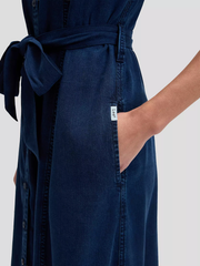 DAMSKIE SUKIENKA JEANSOWA LEE BELTED MIDI DRESS SUNSET RIDE 112376936