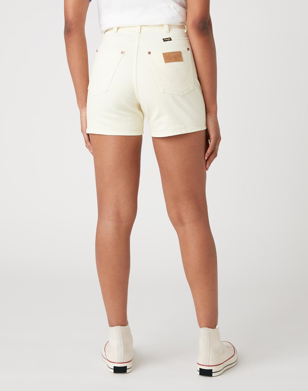 DAMSKIE SZORTY WRANGLER MOM SHORT YELLOWSTONE W22D-MH-29S 112127798