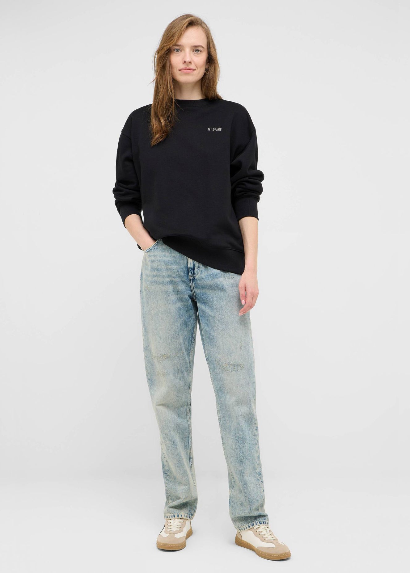 Damska Bluza Nierozpinana Mustang Style Burley Black Beauty 1016772 4185