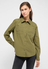 Damska Koszula Jeansowa Mustang Style Killeen Winter Moss 1015963 6470