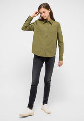Damska Koszula Jeansowa Mustang Style Killeen Winter Moss 1015963 6470