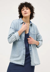 Damska Koszula Jeansowa Mustang Style Tacoma Shirt Denim Blue 1015250 5000 101