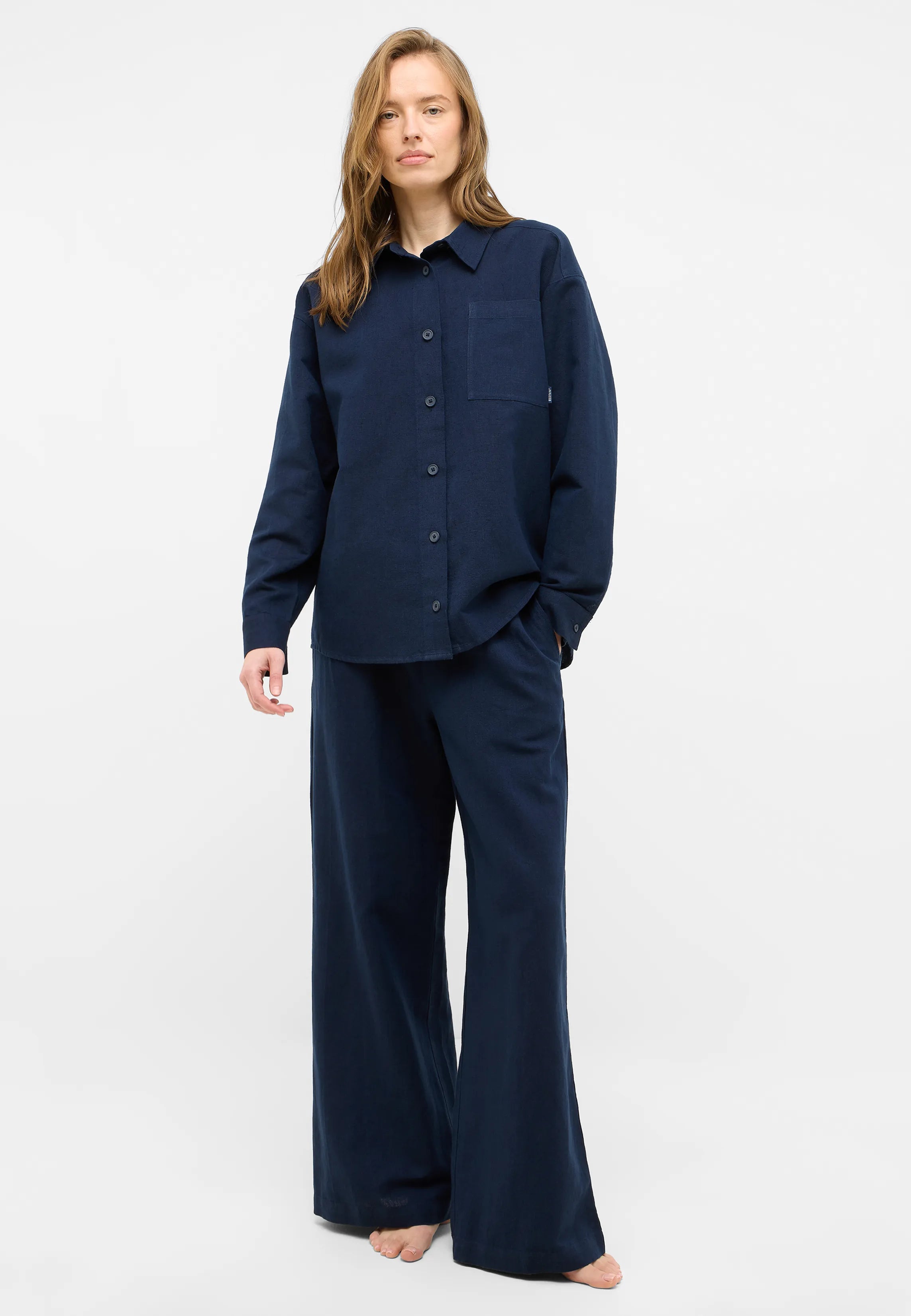 Damska Koszula Mustang Style Willow Navy Blazer 1016575 5324