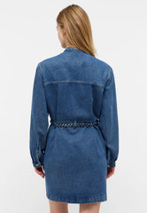 Damska Sukienka Mini Mustang Style Paola  Dress Denim Blue 1015586 5000 500